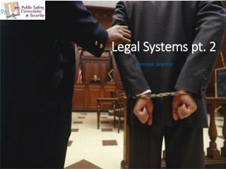 Legal Systems pt. 2