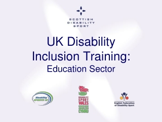 UK Disability Inclusion Training: Education Sector