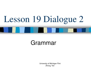 Lesson 19 Dialogue 2