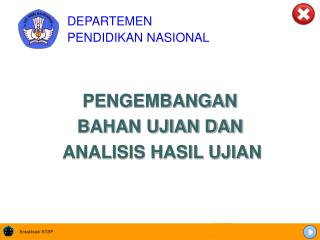 DEPARTEMEN PENDIDIKAN NASIONAL