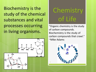 Chemistry of Life