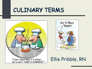 CULINARY TERMS