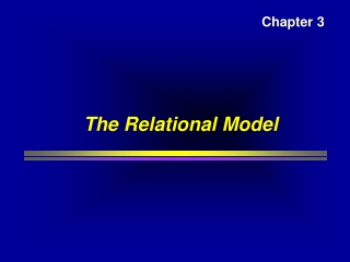 The Relational Model