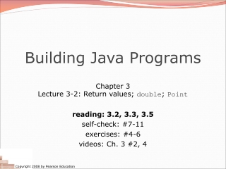 Building Java Programs