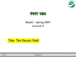 PHY 184