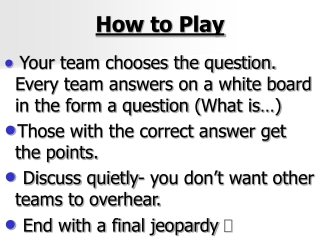 How to Play