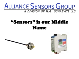“Sensors” is our Middle Name