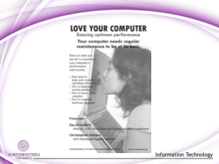 Maximizing Security  Staying Secure 7 Steps for New Computers Maximizing Performance