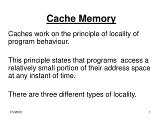 Cache Memory