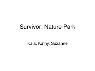 Survivor: Nature Park