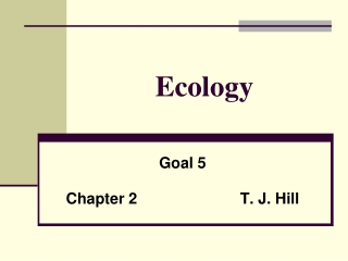 Ecology