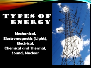 TYPES OF ENERGY