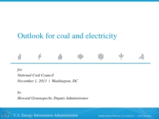 Outlook for coal and electricity