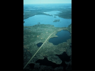 Aerial lakes photo