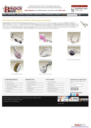 wholesale silver jewelry