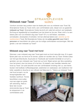 Strandplevier Suites