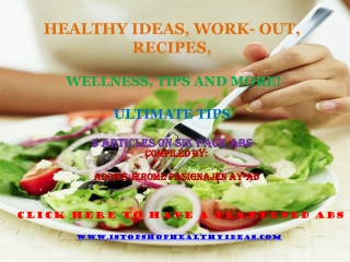 Healthy Ideas, Work out, Recipes, books, wellness, tips