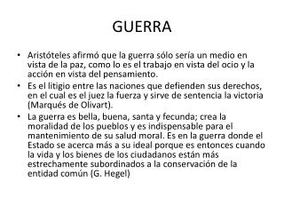 GUERRA