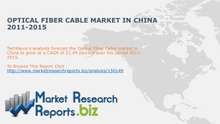 China Optical Fiber cable market- Industry Size,Trends,Analy