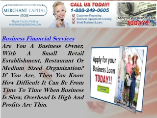 Business Financial Services