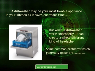 Common Dishwasher Problems and Troubleshooting