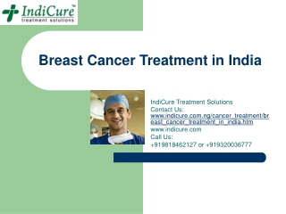 Breast Cancer Treatment in India