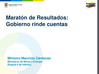 Maratón de Resultados: Gobierno r inde c uentas