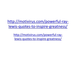 33 Powerful Ray Lewis Quotes to Inspire Greatness - Motivirus
