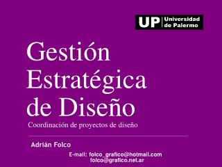 Gestión Estratégica de Diseño