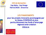 CEEI de Montpellier Cap Alpha Cap Omega Patricia REEB - Directrice