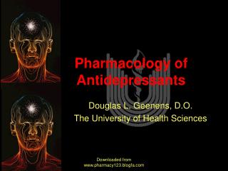 Pharmacology of Antidepressants