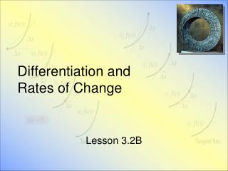 Differentiation and Rates of Change