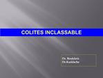 COLITES INCLASSABLE