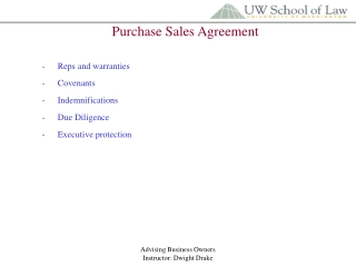 Purchase Sales Agreement