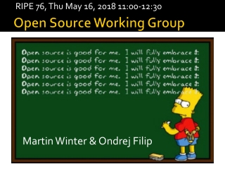 Open Source Working Group