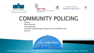 PPT - COMMUNITY POLICING PowerPoint Presentation, Free Download - ID ...