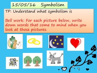 15/05/16	Symbolism
