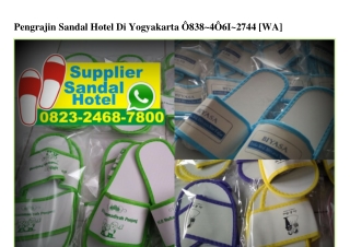 Pengrajin Sandal Hotel Di Yogyakarta Ö838-4Ö61-2744[wa]