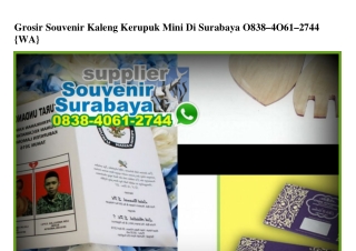 Grosir Souvenir Kaleng Kerupuk Mini Di Surabaya 0838 4061 2744[wa]