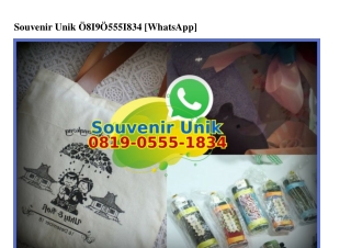 Souvenir Unik Ô8I9–Ô555–I834[wa]