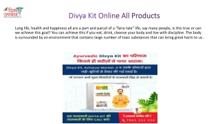 Ayurvedic Divya Kit Online All Products
