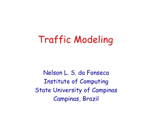 Traffic Modeling