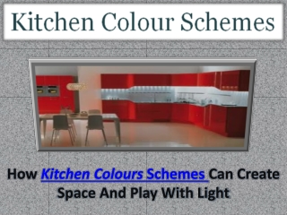 Kitchen Colours