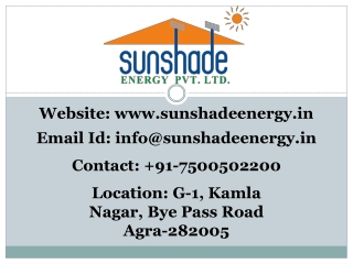 Get the best Solar in Firozabad