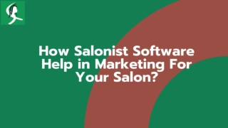 Salonist Software: Best tool for salon business industry
