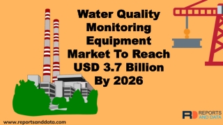 Water Quality Monitoring Equipment Market  Outlooks 2019:  Size, Shares, Growth rate, Price and Industry Analysis to 202