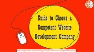 Guide to Choose a Competent Website Development Company