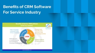 Benefits of CRM Software For Service Industry
