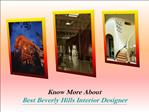 Best Beverly Hills Interior Designer