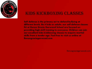 Renzograciegarwood.com - Kids Kickboxing Classes